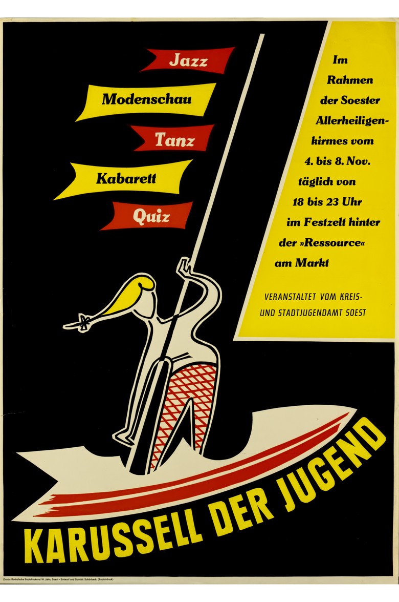 Karussell der Jugend, Plakat 1959, Stadtarchiv Soest Q 91.
