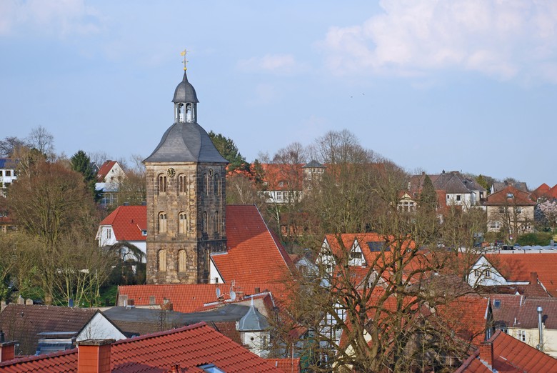 Blick auf die Stadtkirche in Tecklenburg (Foto Andreas Eiynck).