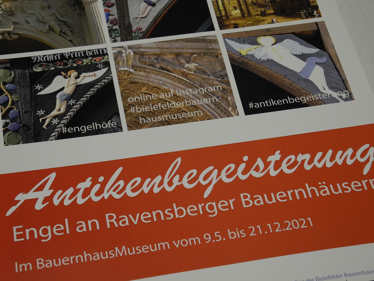 Plakat zur Ausstellung im BauernhausMuseum Bielefeld 2021.