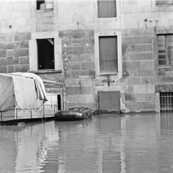 Hochwasser an der Emsmühle in Rheine. Foto: Richard Jordan, Spelle. (vergrößerte Bildansicht wird geöffnet)