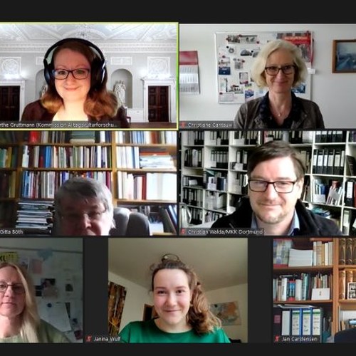 Screenshot aus einer Redaktionskonferenz in Zoom.
