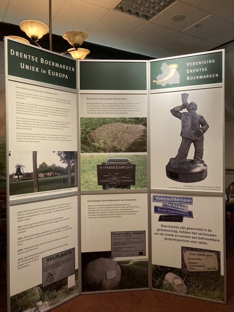 Ausstellung der "Drentse Boermarken" bei der Tagung in Gees. Foto: Andreas Eiynck.