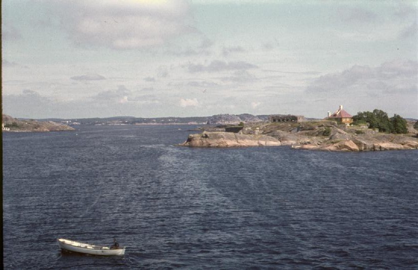 Dia "Letzter Abschied von Norwegen". Foto und Beschriftung: Hedwig Kruse, Archiv für Alltagskultur, Bestand Kruse.