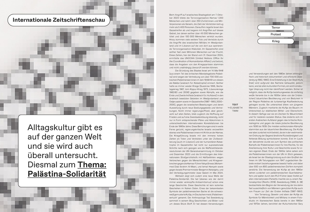 Internationale Zeitschriftenschau in: Graugold. Magazin für Alltagskultur 5, 2025.