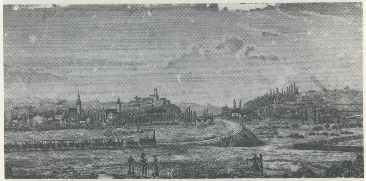 Bielefeld mit Feldmark, nach 1847, aus: Gertrud Angermann: Land-Stadt-Beziehungen. Bielefeld und sein Umland 1760 – 1860. Unter besonderer Berücksichtigung von Markenteilungen und Hausbau, Münster 1982, ohne Seite. Originalabbildung im Stadtarchiv Bielefeld.