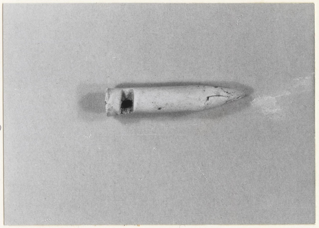 Tonpfeife aus Westerkappeln, Fotografin: Gerda Schmitz/Volkskundliche Kommission für Westfalen, 1976. Archiv für Alltagskultur in Westfalen, 0000.69312.