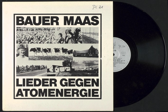Schallplatte: Bauer Maas. Lieder gegen Atomenergie, Archiv für Alltagskultur in Westfalen, 34637.