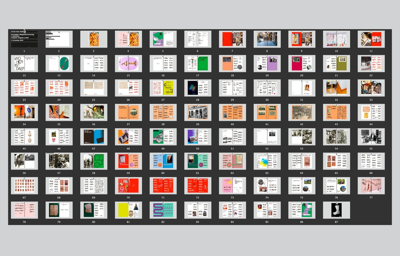Seitenlayout der 3. Ausgabe (erscheint im Juni 2023) mit Arbeitsstand vom Dezember 2022 (Abbildung: Helen Stelthove).