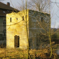Der Wehrspeicher von Hof Schulze Homoet, 1984. Foto: Andreas Eiynck. (vergrößerte Bildansicht wird geöffnet)