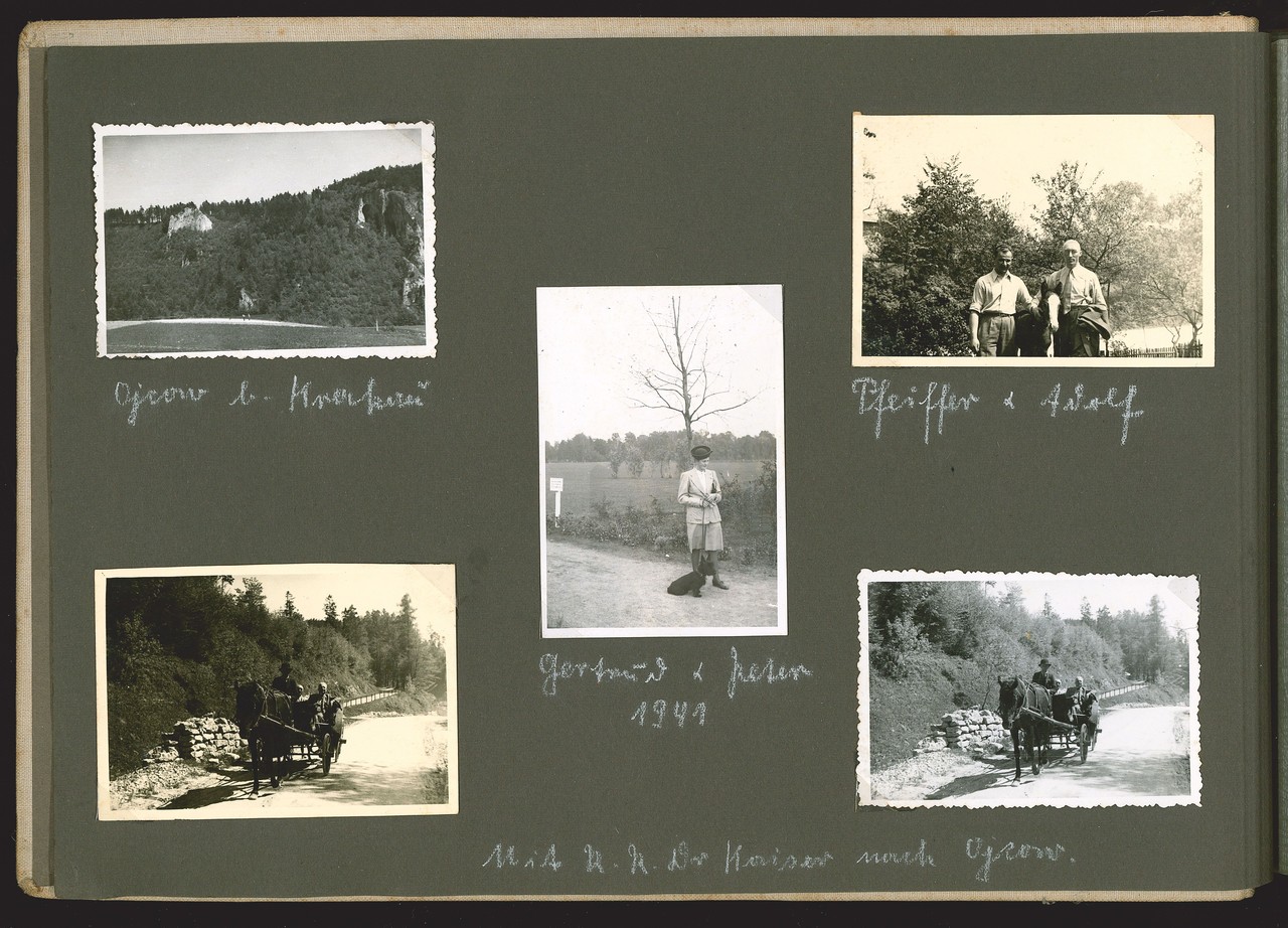 Fotos von einem Ausflug nach Ojców. 1941. Sammlung BF Nr. 12c.