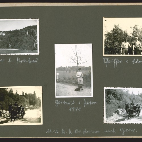 Fotos von einem Ausflug nach Ojców. 1941. Sammlung BF Nr. 12c.