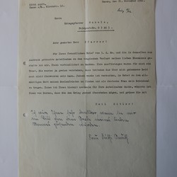 Brief aus dem Personenbestand Onkels, Johannes, Archiv für Alltagskultur in Westfalen. Foto: Regenbrecht/LWL. (vergrößerte Bildansicht wird geöffnet)