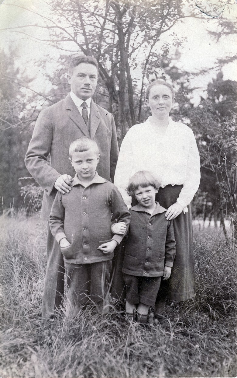 Familie Müller, ca. 1926, Foto: Heinrich Müller.