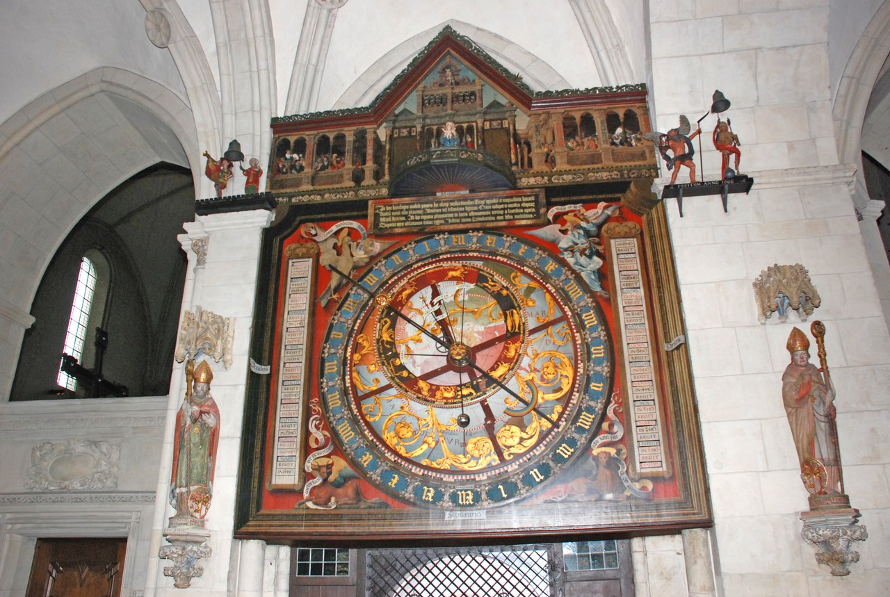 Die Astronomische Uhr im Dom zu Münster. Foto: Andreas Eiynck.