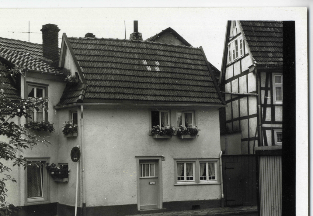 Historische Aufnahme des Hauses am Südengraben 28 in Iserlohn, Foto: Iserlohn-DenkMal e.V.