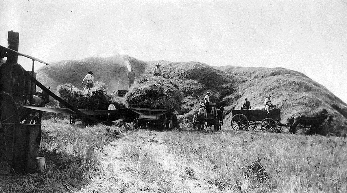 Der von dem deutschen Einwanderer Knapheide gegründete Fahrzeugbaubetrieb stellte zunächst landwirtschaftliche Anhänger her (Foto: Firma Knapheide, Quincy).