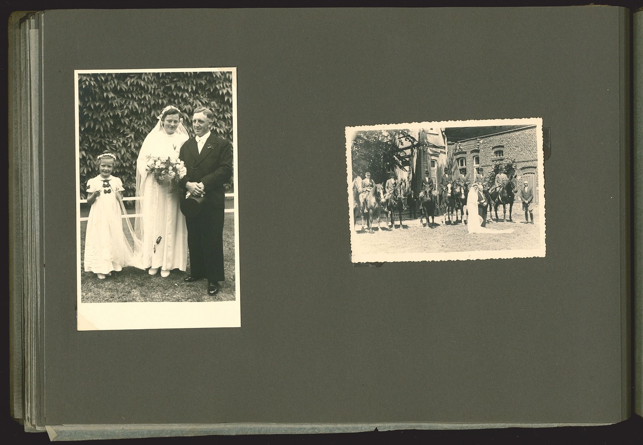 Hochzeitsfotos aus der Heimat. 1940/41. Sammlung BF Nr. 12c.