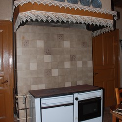 Umgebautes Herdfeuer mit Herdheizung in einem Bauernhaus in Burgsteinfurt, Foto: Andreas Eiynck, 2011. (vergrößerte Bildansicht wird geöffnet)