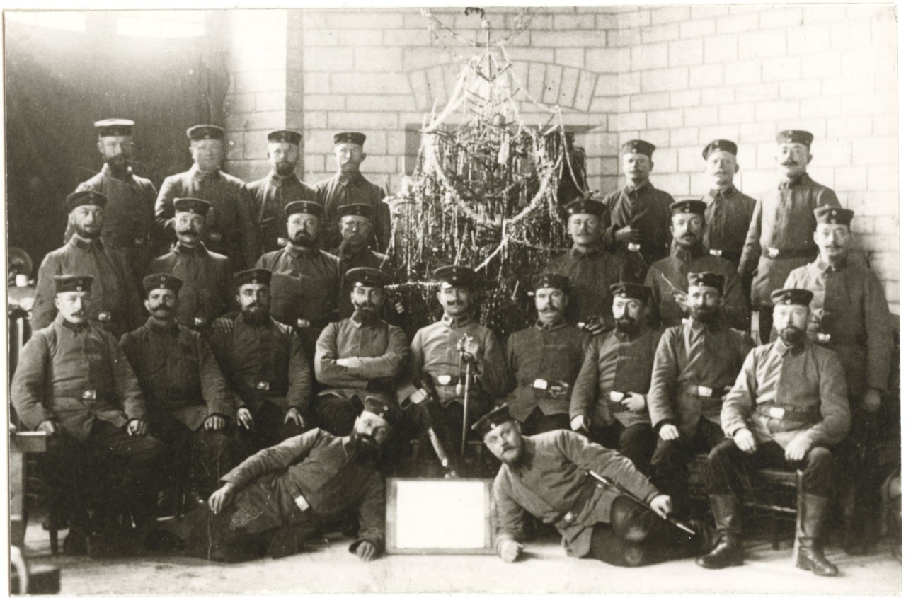 Weihnachtsfeier im Ersten Weltkrieg. Archiv für Alltagskultur in Westfalen, 1991.00458.