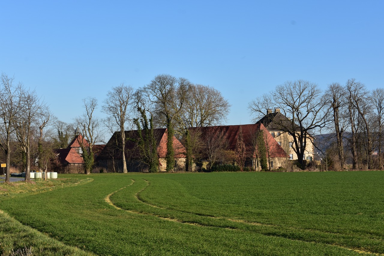 Westansicht des Rittergutes Stockhausen, Foto: Sebastian Schröder.