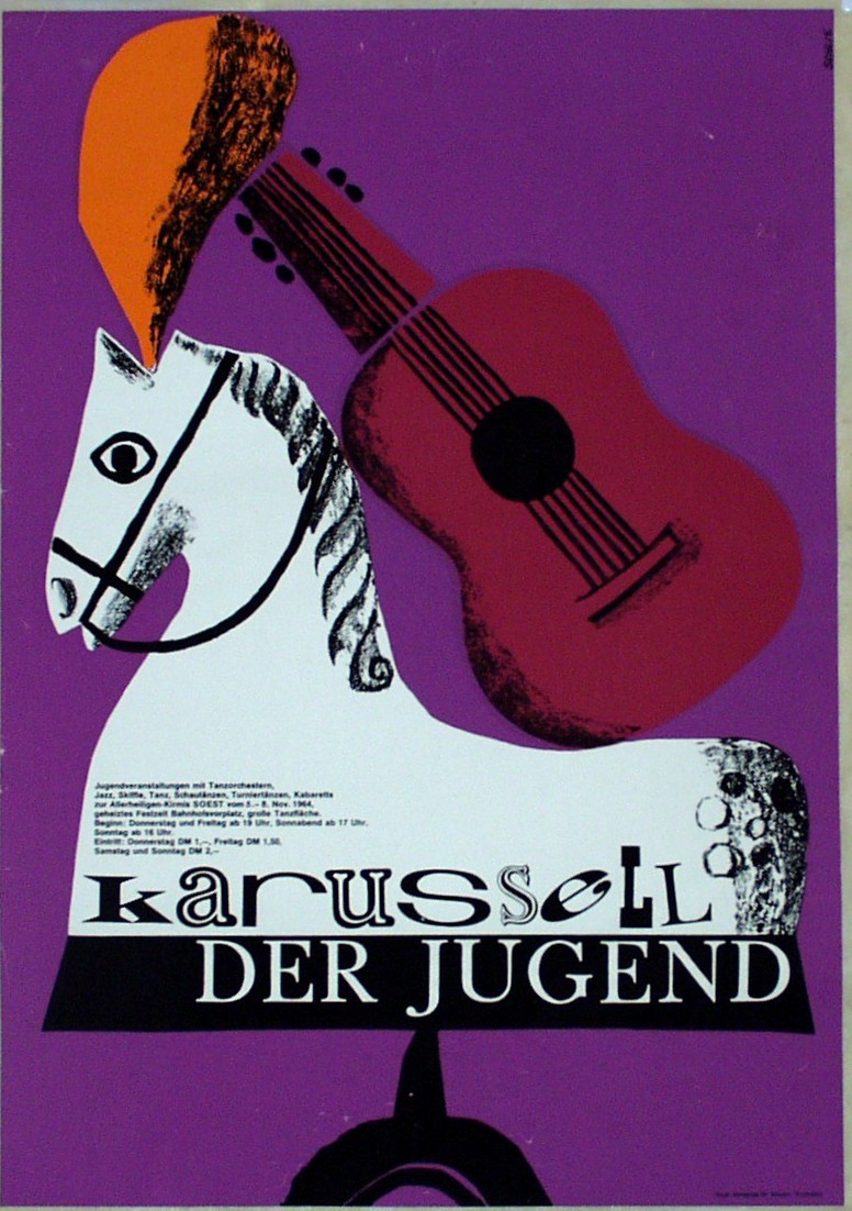 Karussell der Jugend, Plakat 1964, Stadtarchiv Soest Q 92.