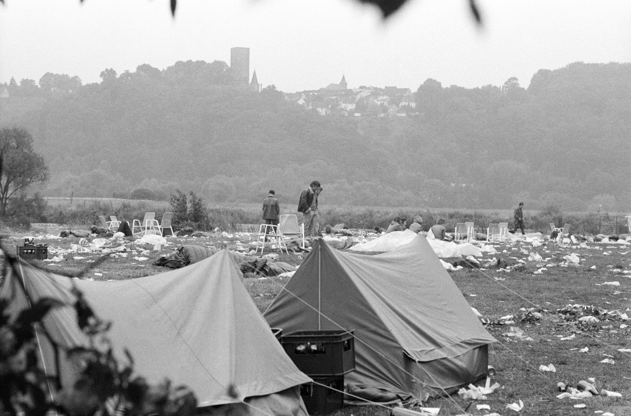 Pop-Festival Nachlese, Bochum-Stiepel, 28. Juli 1974, Nr. 05516-26, Stadt Bochum, Bildarchiv.