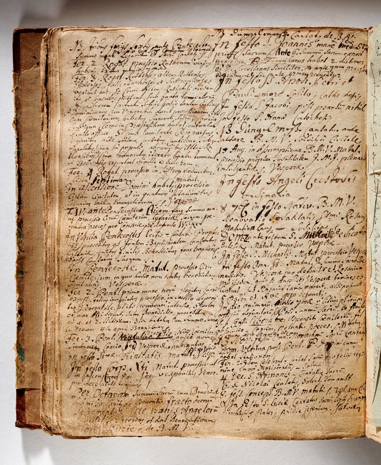 Erster schriftlicher Beleg für die Bezeichnung 'Sturmtag' aus dem Jahre 1744 (Pfarrarchiv Belecke).