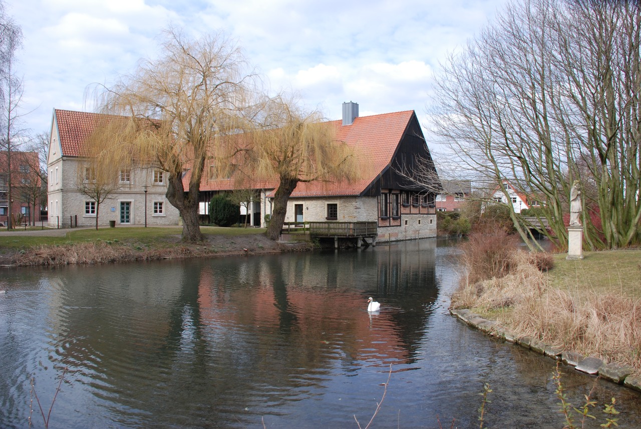 Der Gräftenhof Schulze Welling in Laer ist heute das Rathaus der Gemeinde, Foto: Andreas Eiynck.