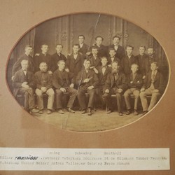 Vereinsfoto um 1890. (vergrößerte Bildansicht wird geöffnet)